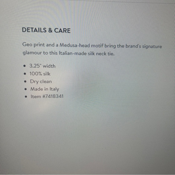 Versace men’s tie - Picture 3 of 3